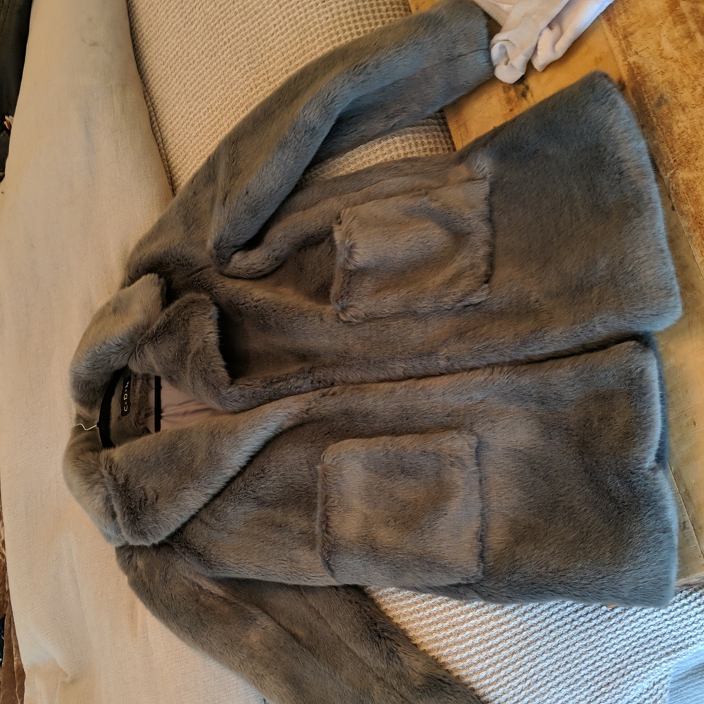 C+D+M faux fur Jacket